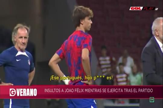 Depois de assobiado, João Félix foi insultado