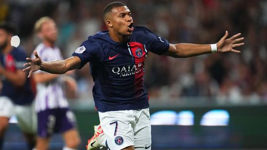 PSG teve Ramos mas foi buscar Mbappé para marcar no empate em Toulouse