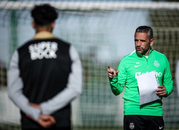 Sporting: primeiro treino do ano sem boas notícias para Rui Borges