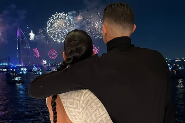 A passagem de ano de Cristiano Ronaldo e Georgina (fotos)