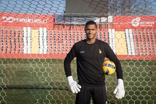 Adriel é o novo reforço para a baliza avense. Fotografia: Aves SAD