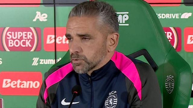 Rui Borges faz antevisão ao jogo com o A ves SAD - Foto A BOLA