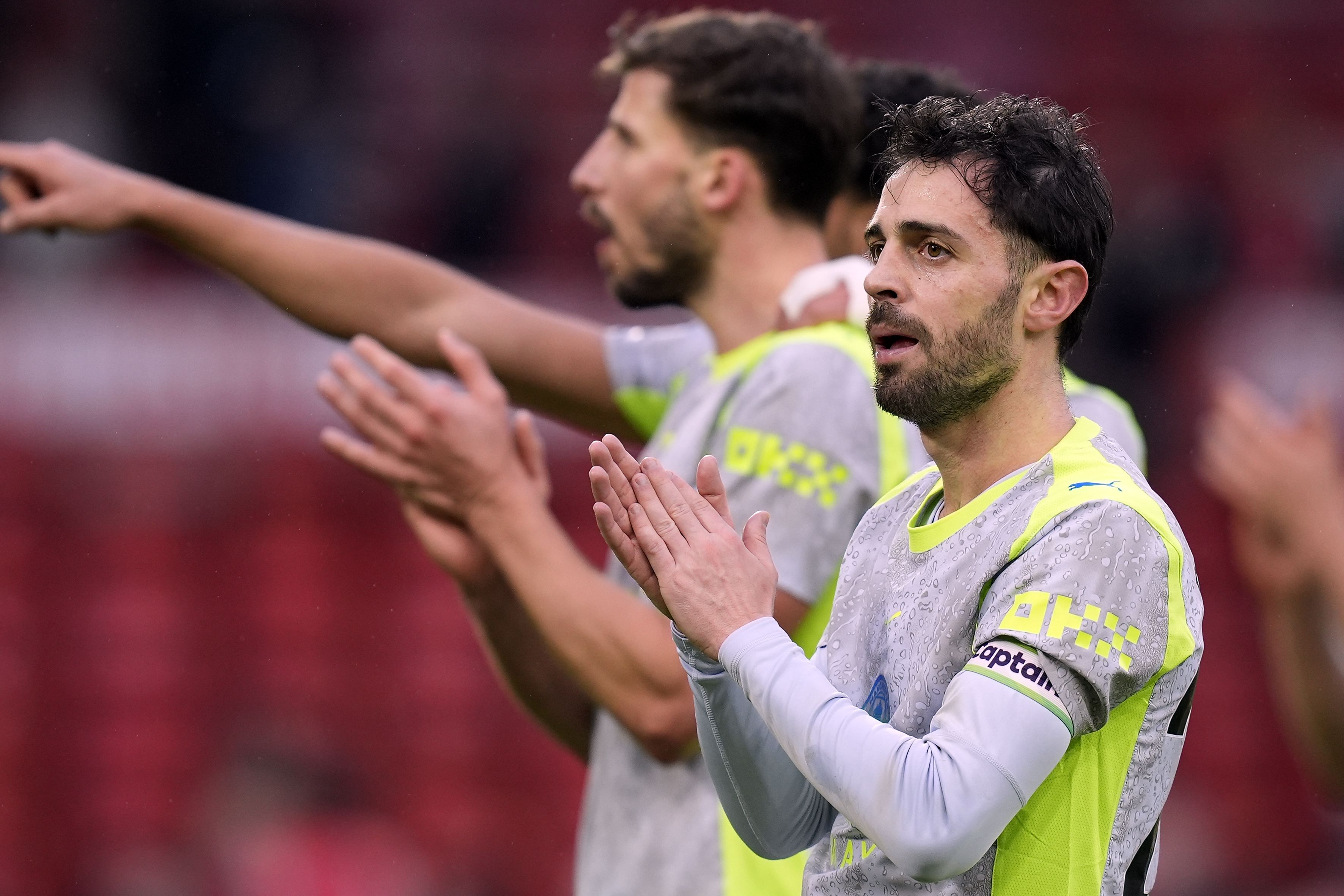 Bernardo Silva é o capitão da equipa de Pep Guardiola - Foto: EPA