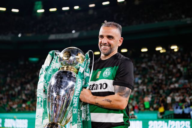 Rui Borges levou o Sporting ao bicampeonato e sonha com o tri - Foto: IMAGO