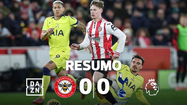 Regresso de Thomas Frank a Brentford termina sem golos (resumo)