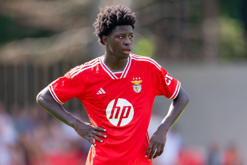 Anísio Cabral, ponta de lança do Benfica - Foto Imago
