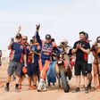 Daniel Sanders venceu o Dakar em 2025 e fez a festa também em Marrocos na contagem decrescente para a edição deste ano. IMAGO