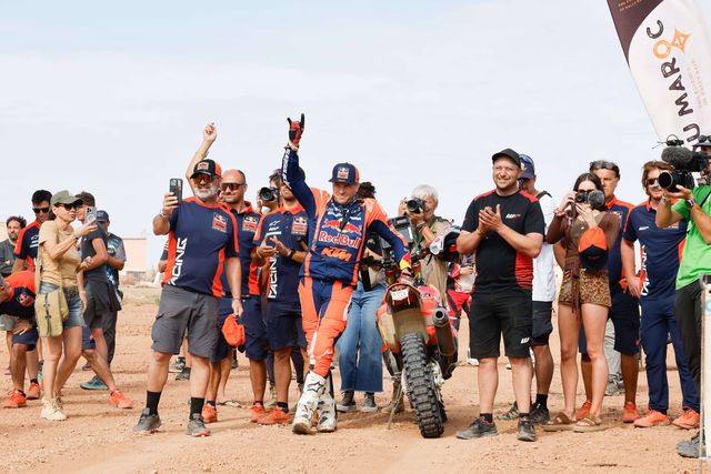Daniel Sanders venceu o Dakar em 2025 e fez a festa também em Marrocos na contagem decrescente para a edição deste ano. IMAGO