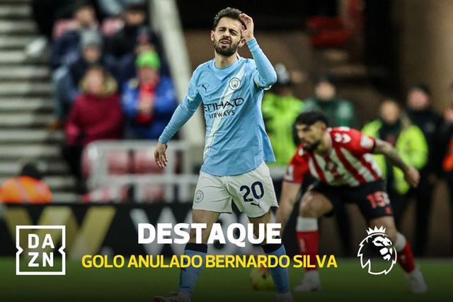 Bernardo Silva pensava que se tinha estreado a marcar nesta edição da Premier League