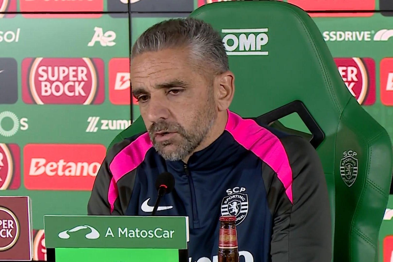 Rui Borges puxou dos galões na antevisão ao jogo com o Arouca