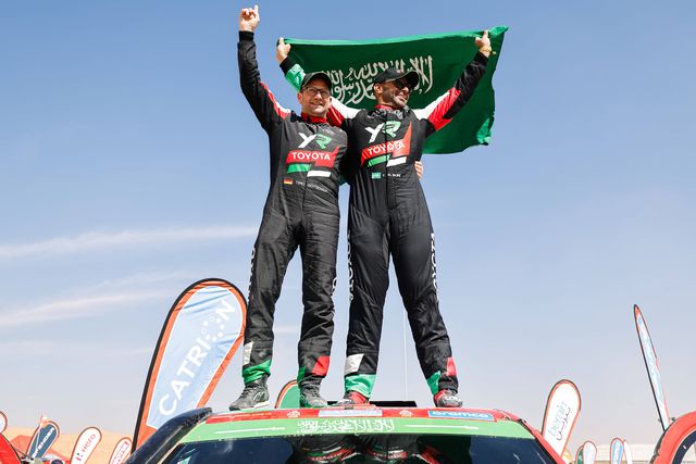 Yazeed Al-Rajhi venceu no Rali Dakar em 2025. IMAGO