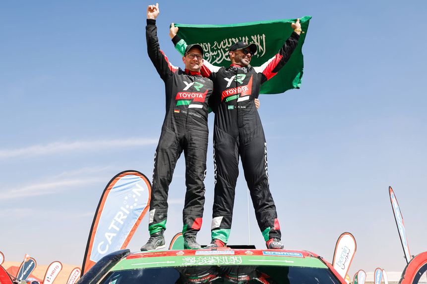 Yazeed Al-Rajhi venceu no Rali Dakar em 2025. IMAGO