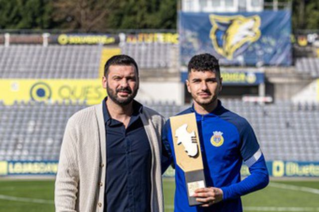 Arouca: Raja Mújica recebe prémio de melhor jogador de dezembro