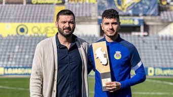 Arouca: Raja Mújica recebe prémio de melhor jogador de dezembro