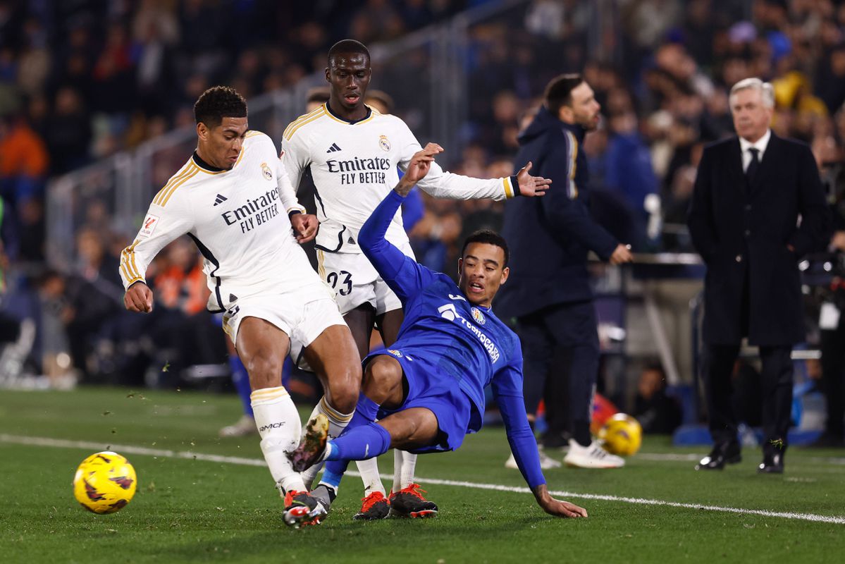 Real Madrid’s Jude Bellingham Insults Getafe’s Mason Greenwood During La Liga Match