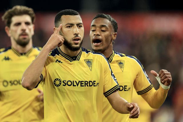 Yanis Begraoui foi o autor do primeiro golo do triunfo do Estoril no reduto do Gil Vicente