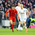 Jamal Musiala no jogo com o Heidenheim