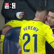 'Manita' reforça posição europeia do Villarreal e afunda mais o Valladolid