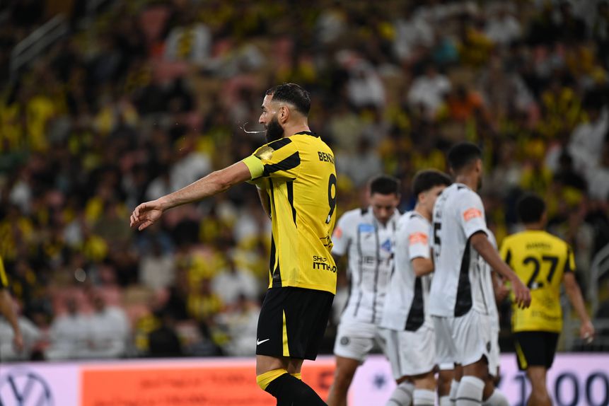 Karim Benzema chegou ao Al Ittihad em janeiro de 2023, a custo zero do Real Madrid