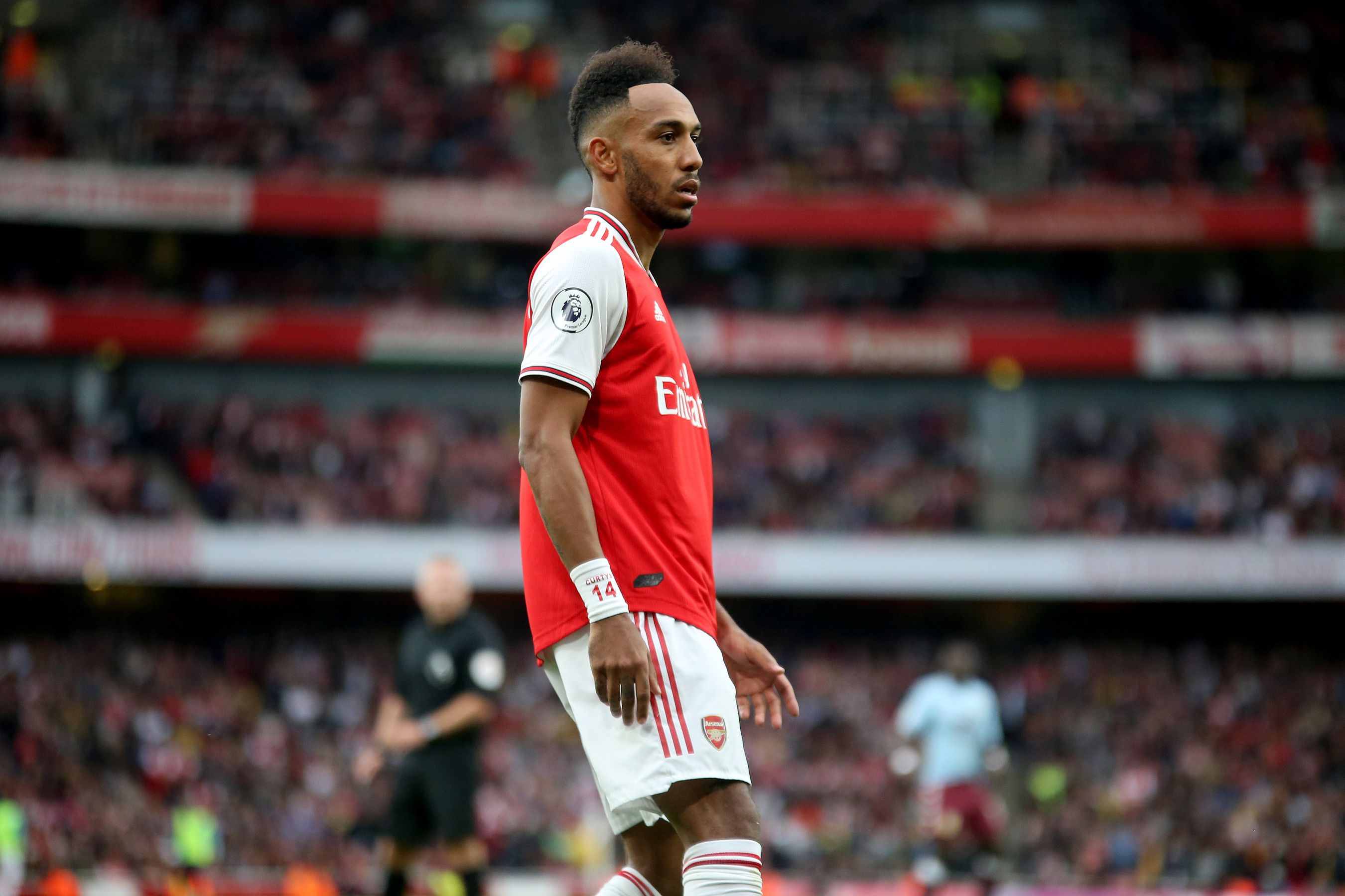 Aubameyang – avançado gabonês tornou-se, em janeiro de 2018, na contratação mais cara do Arsenal, clube onde chegou, proveniente do Dortmund: mais de €65 milhões - Foto: IMAGO