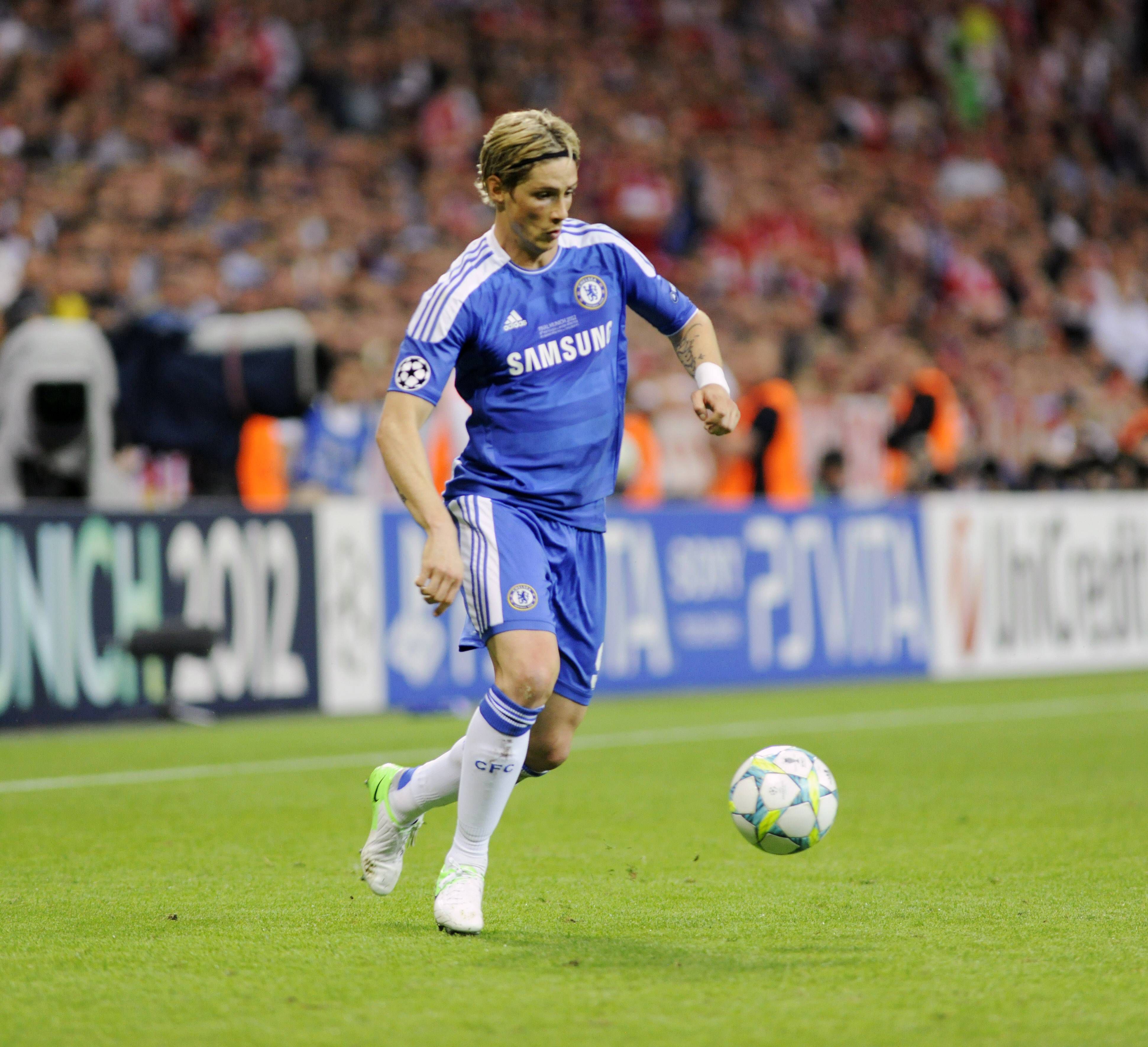 Fernando Torres – ponta de lança espanhol trocou o Liverpool pelo Chelsea a 31 de janeiro de 2011, por €58 milhões, valor recorde em Inglaterra na altura - Foto: IMAGO