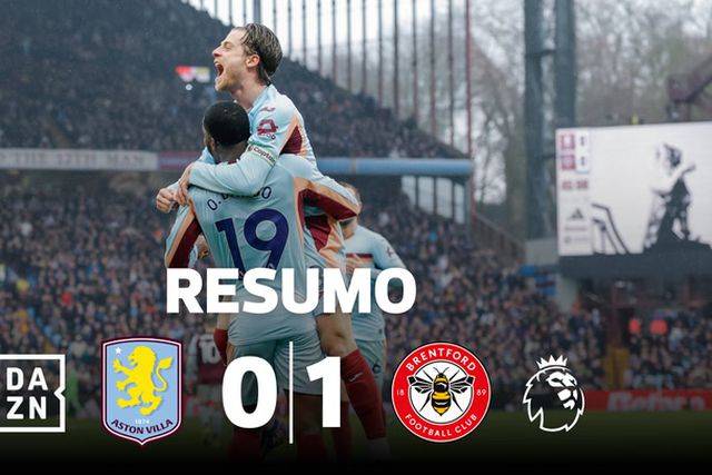 Aston Villa perde com o Brentford e deixa fugir o líder Arsenal (resumo)