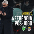 EM DIRETO: a análise de José Mourinho ao duelo em Tondela