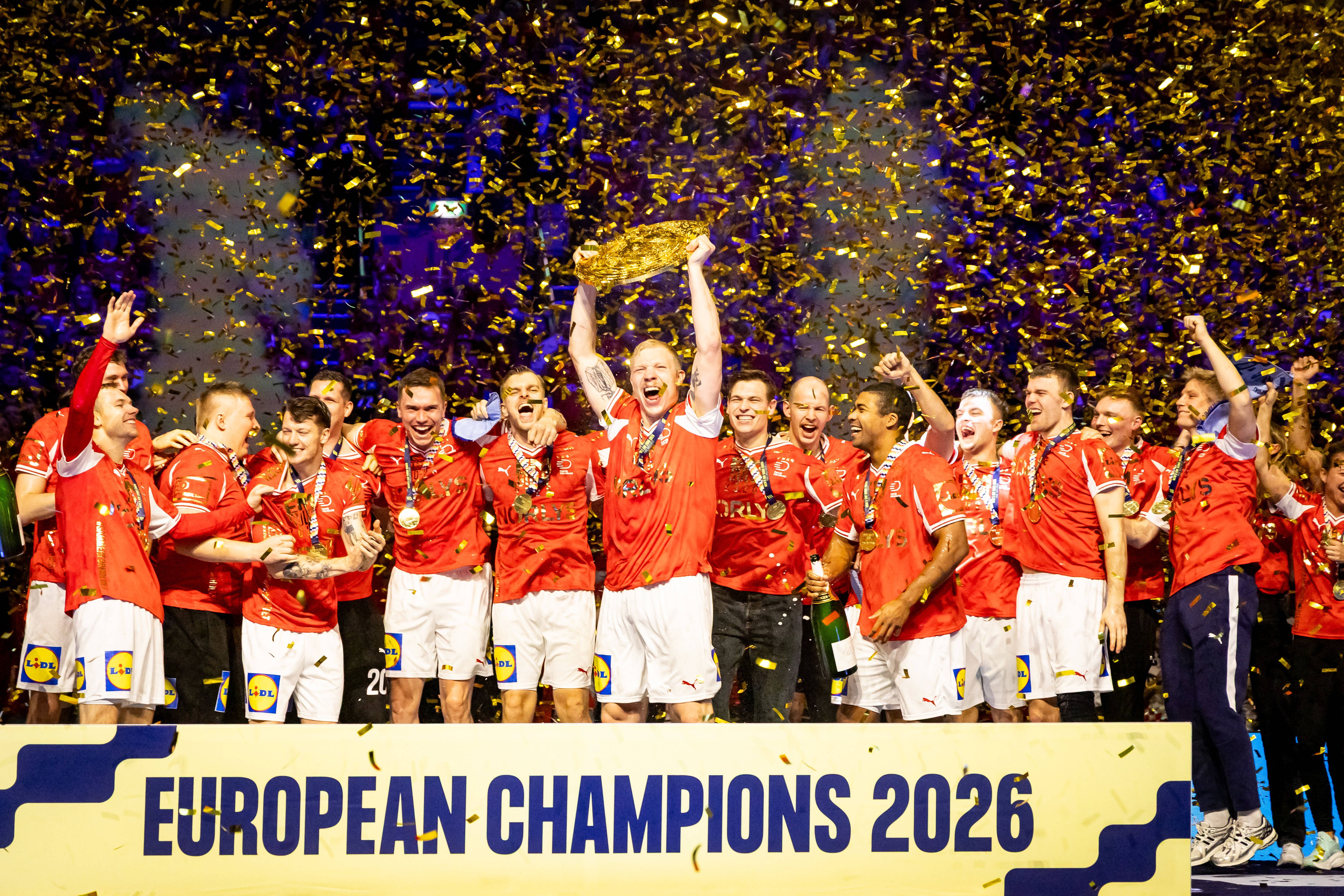 A Dinamarca juntou o título Europeu, ao olímpico e ao mundial. IMAGO