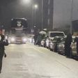 Foi assim a chegada do autocarro do Benfica a Tondela