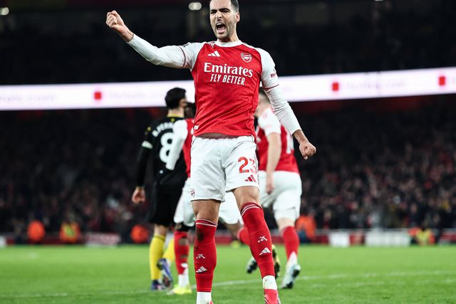 Mikel Merino tem muitas vezes jogado como falso 9 no Arsenal e respondido com golos