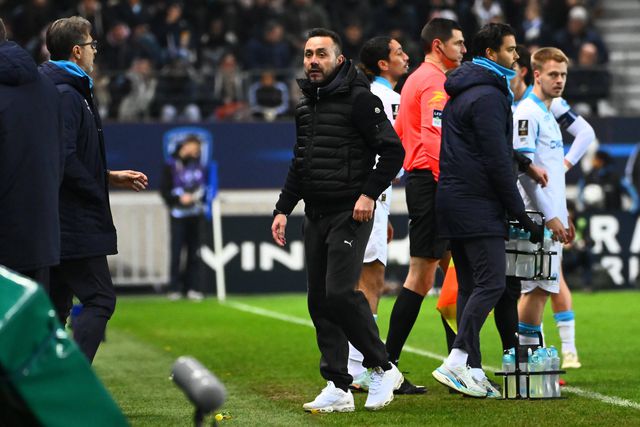 Roberto De Zerbi, treinador do Marselha