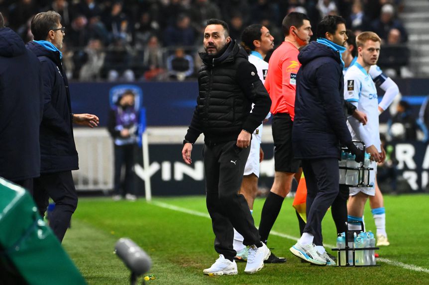 Roberto De Zerbi, treinador do Marselha