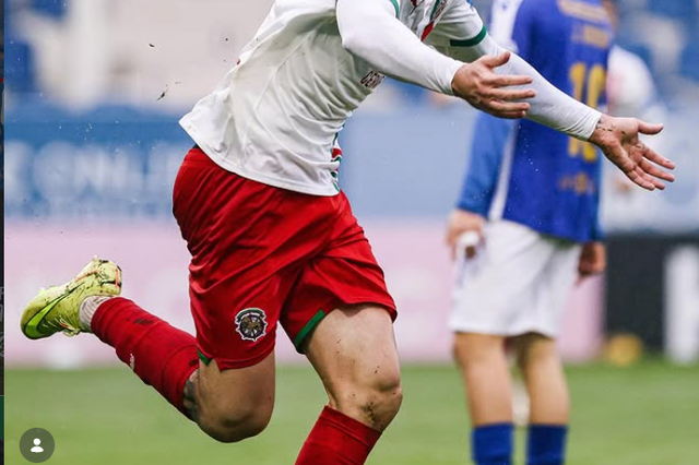 Maritimista Butzke empatou a partida no último minuto (Foto Instagram/ Maritimo)