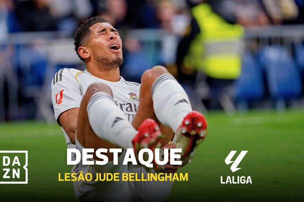 Bellingham sai lesionado a duas semanas de enfrentar o Benfica