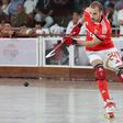 Nil Roca no jogo do Benfica frente ao Turquel, do campeoanto de hóquei em patins - Foto: Benfica