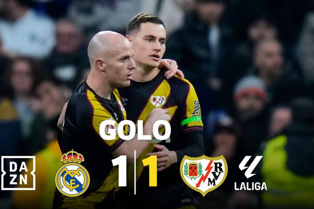 Rayo empata no arranque da segunda parte e voltam os assobios ao Bernabéu