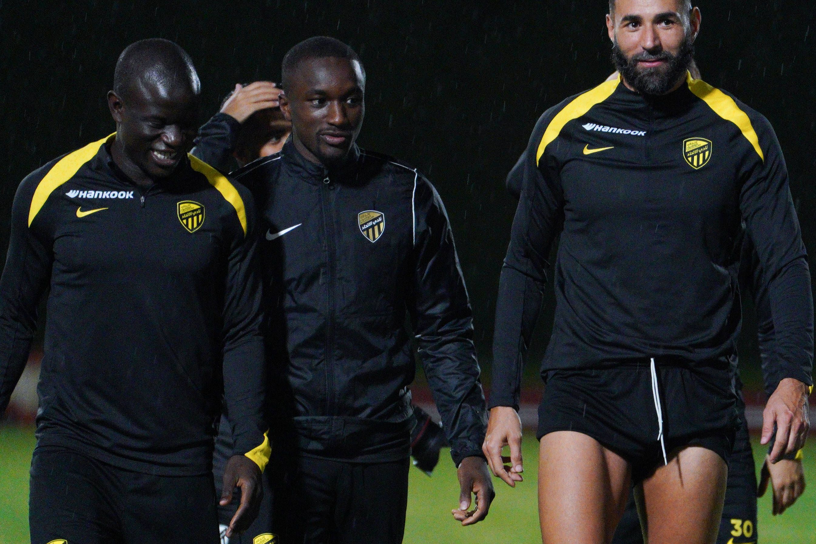 Benzema, Diaby e Kanté, os três franceses no Al Ittihad, de Sérgio Conceição