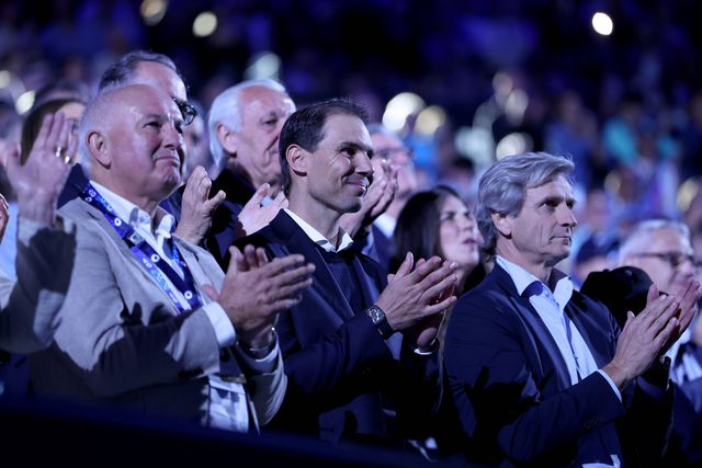 Alcaraz e Djokovic discursaram para a bancada: estava lá Nadal