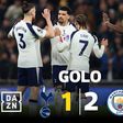 Pode haver um golo a meias? Pode. Foi assim que o Tottenham reduziu