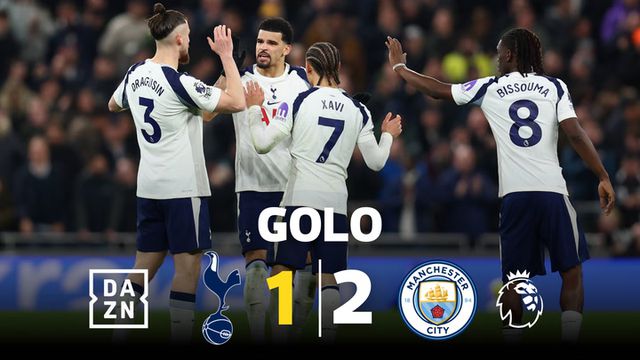 Pode haver um golo a meias? Pode. Foi assim que o Tottenham reduziu