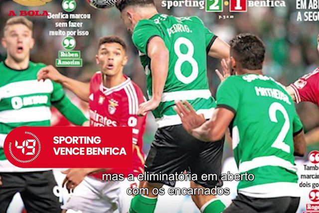 A BOLA em 59 segundos: Leão falha KO e o clássico a chegar
