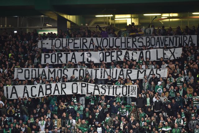 O 'recado’ da claque do Sporting para o Benfica