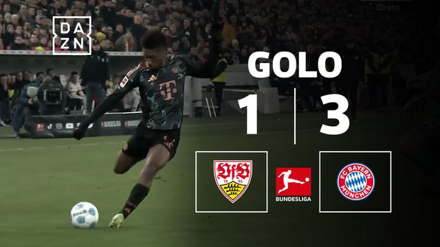 Estugarda brincou e Coman 'matou' o jogo para o Bayern (vídeo)