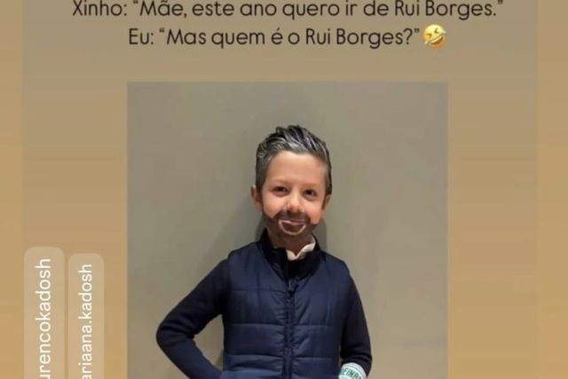 Adepto disfarça-se de Rui Borges (Foto: Instagram Rui Borges)