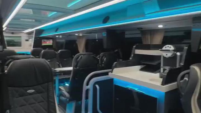 Novo autocarro do Newcastle é um autêntico luxo