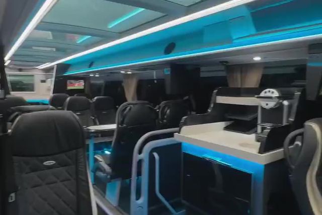 Novo autocarro do Newcastle é um autêntico luxo