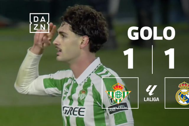 Defesa do Real Madrid inexistente e Betis chega ao golo do empate (vídeo)