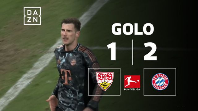 Bayern na frente: Goretzka aproveita erro para consumar a reviravolta (vídeo)