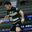 Alex Merlim conduz a bola em jogo do Sporting pela Liga de futsal - Foto: Sporting Clube de Portugal