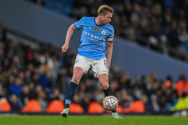 Kevin De Bruyne em ação pelo Manchester City